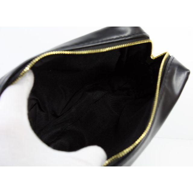 香水專櫃贈品 YSL 手提黑色仿皮化妝袋 - jbh852