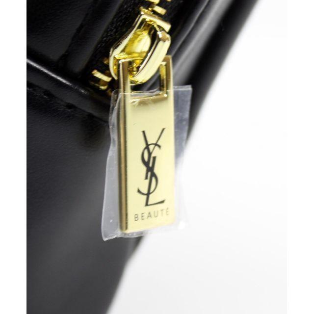 香水專櫃贈品 YSL 手提黑色仿皮化妝袋 - jbh852