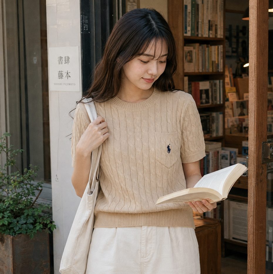 Ralph Lauren小口袋麻花短袖衫(團購)