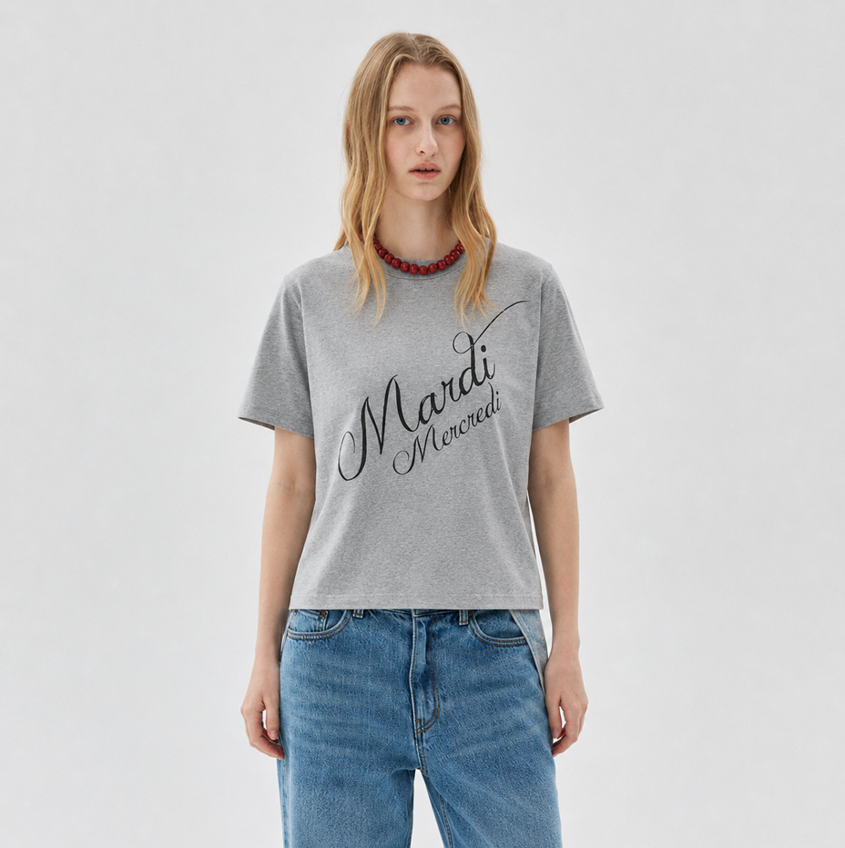 Mardi Mercredi草寫Logo Tee(團購)