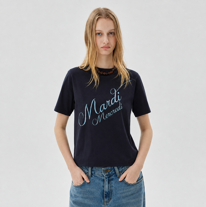 Mardi Mercredi草寫Logo Tee(團購)