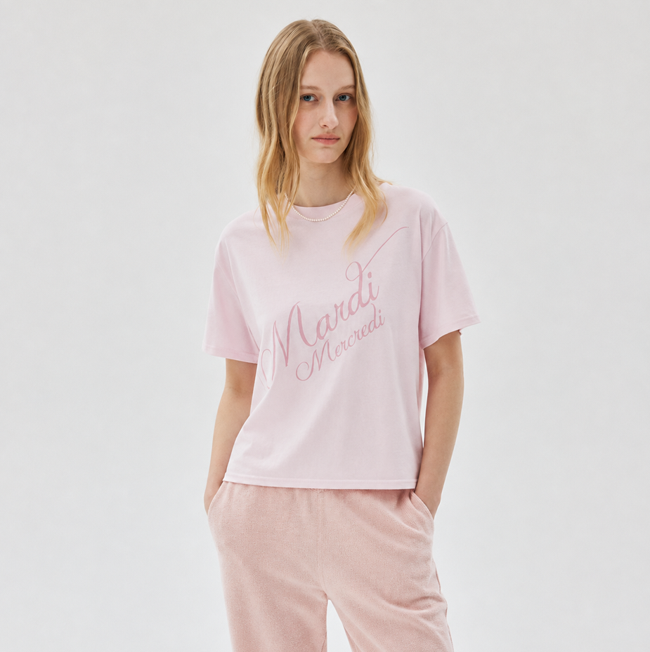 Mardi Mercredi草寫Logo Tee(團購)