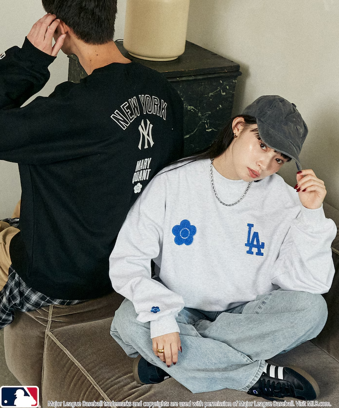 MLB x Mary Quant 聯乘系列印花衛衣(團購)