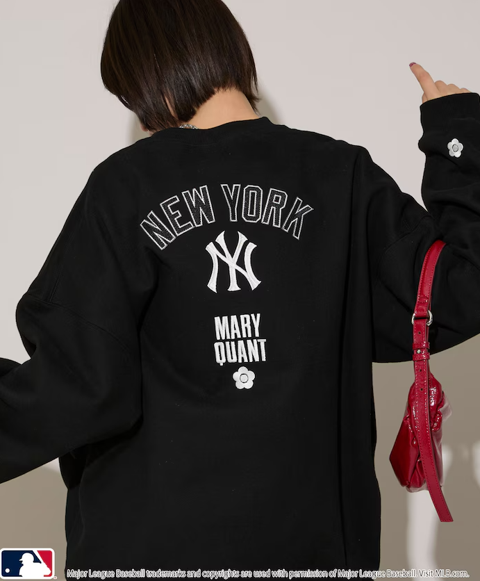 MLB x Mary Quant 聯乘系列印花衛衣(團購)