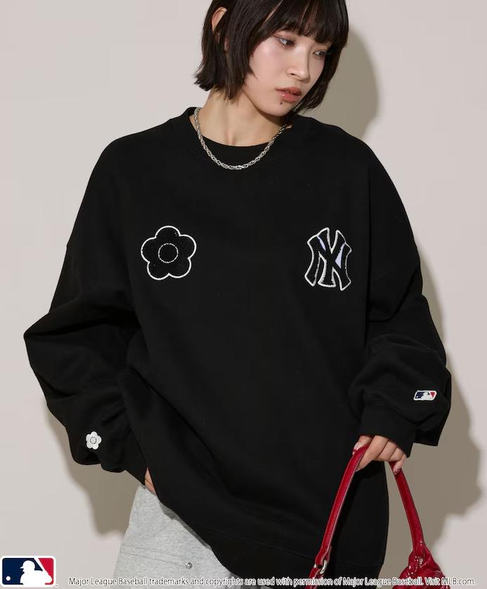 MLB x Mary Quant 聯乘系列印花衛衣(團購)