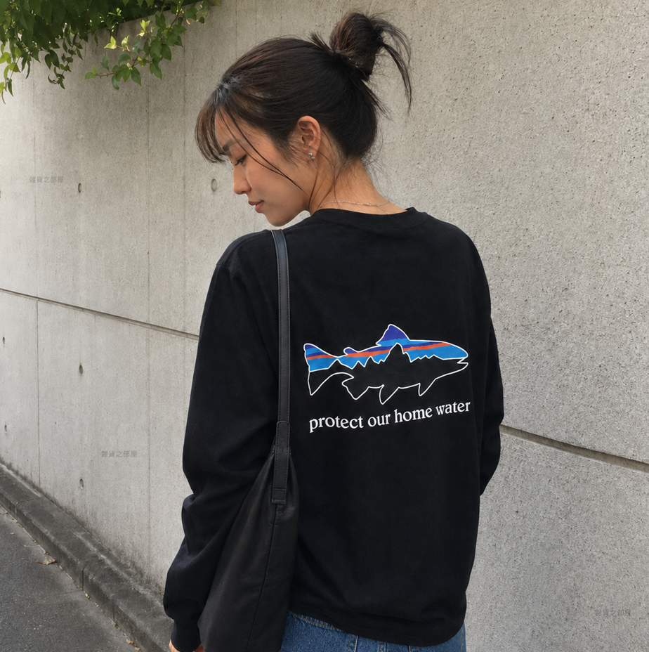 Patagonia魚魚圖案長袖Tee(團購)