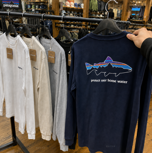 Patagonia魚魚圖案長袖Tee(團購)