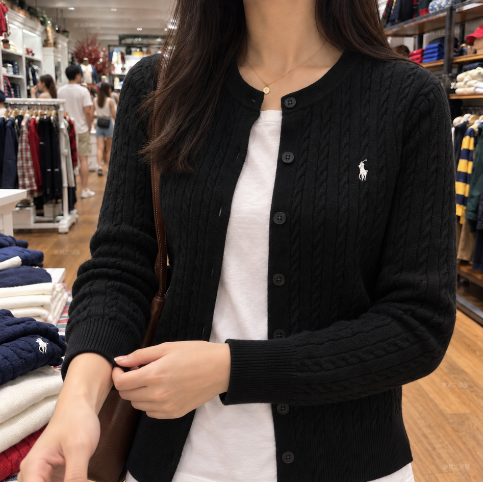 Ralph Lauren 麻花開胸外套(團購)