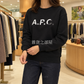 A.P.C.疊影Logo衛衣(團購)