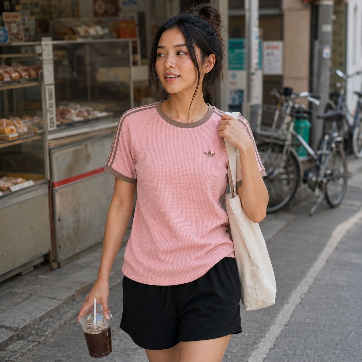 Adidas Originals凹凸華夫格撞色Tee(團購)