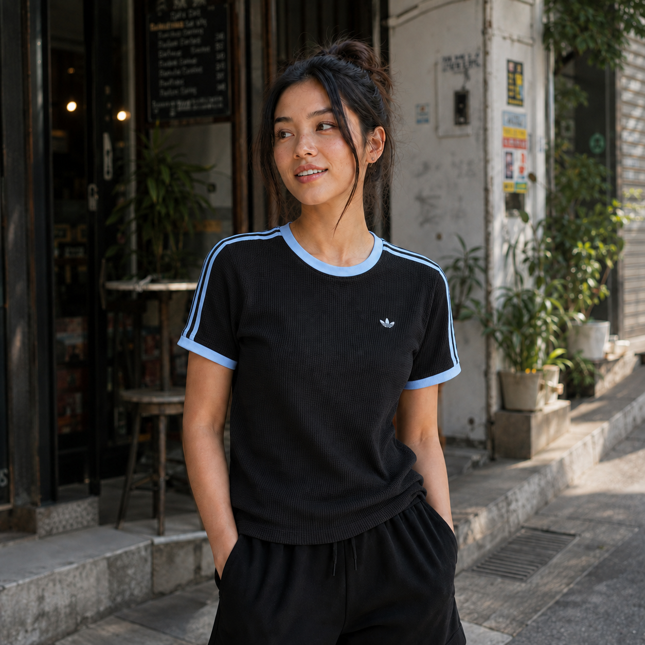 Adidas Originals凹凸華夫格撞色Tee(團購)
