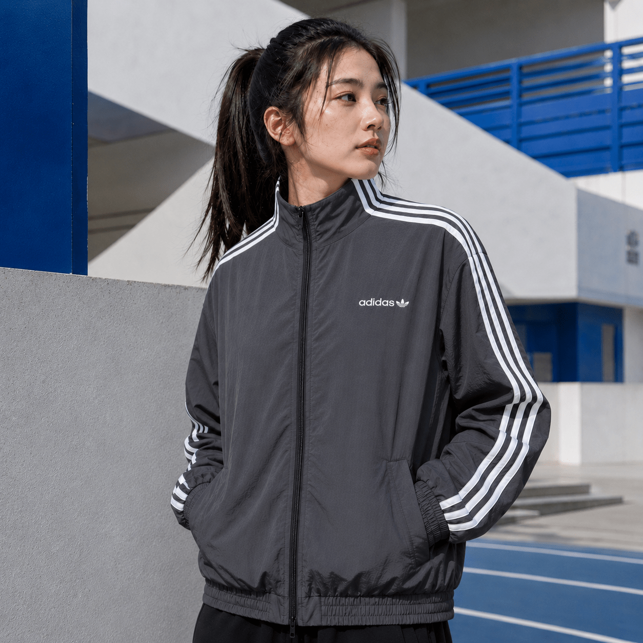 Adidas企領拉鏈外套(團購) - jbh852