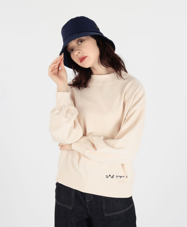 Agnès b下擺刺繡衛衣(團購) - jbh852