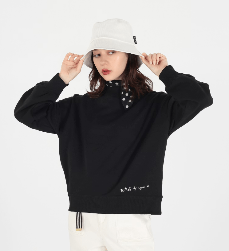 Agnès b下擺刺繡衛衣(團購) - jbh852