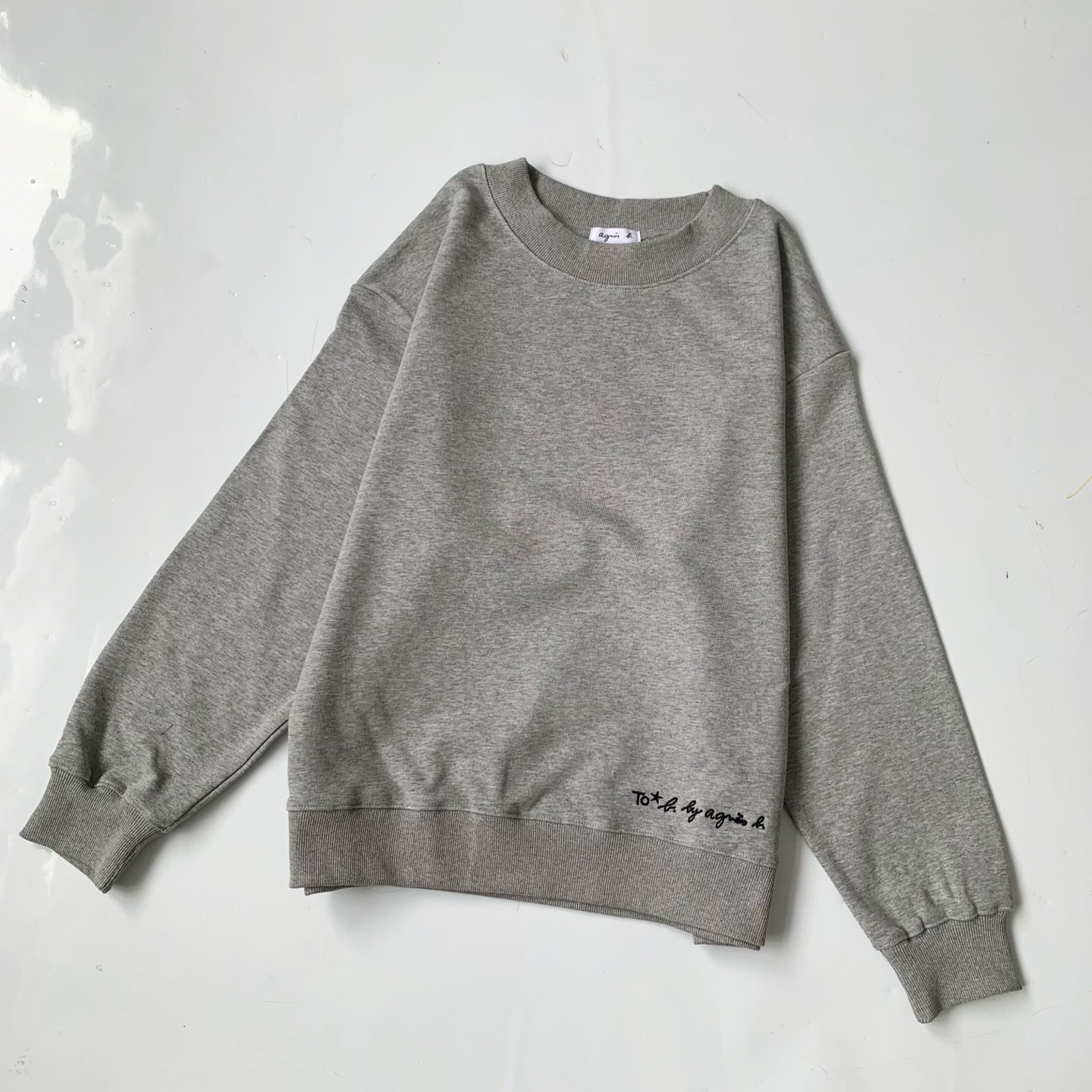 Agnès b下擺刺繡衛衣(團購) - jbh852