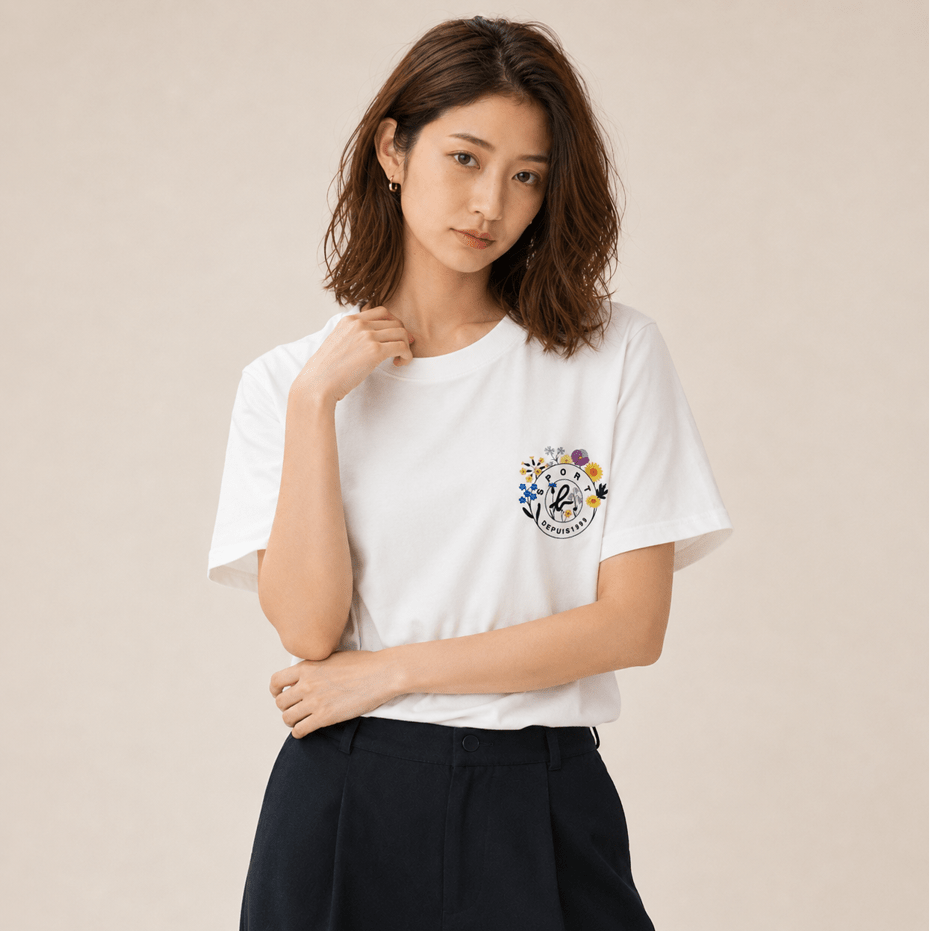 Agnes b小繁花 Logo印花Tee(團購) - jbh852
