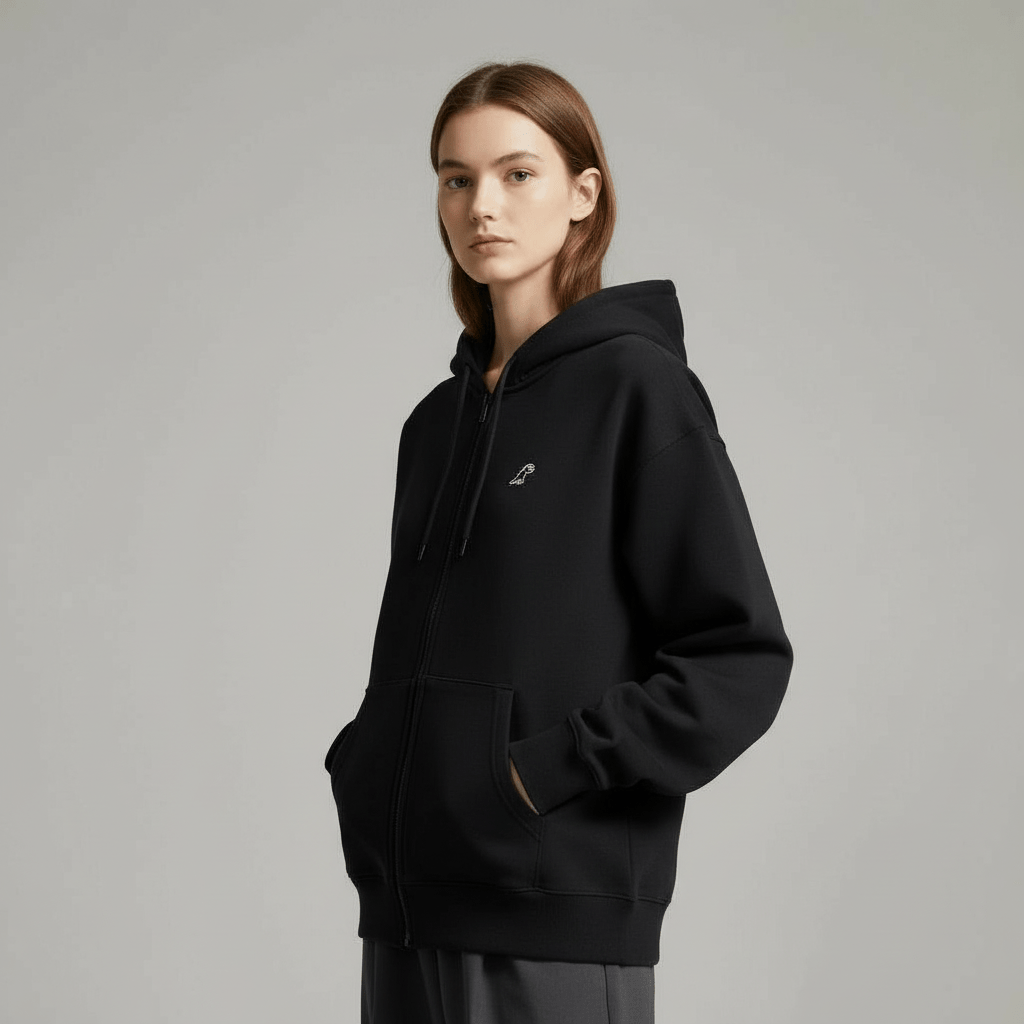 Agnes b恐龍dino拉鏈連帽衛衣(團購) - jbh852