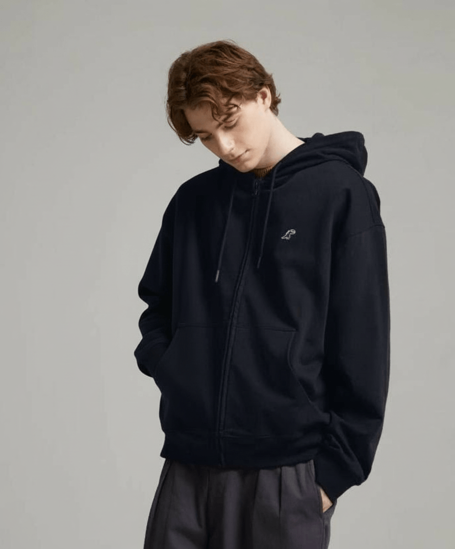 Agnes b恐龍dino拉鏈連帽衛衣(團購) - jbh852