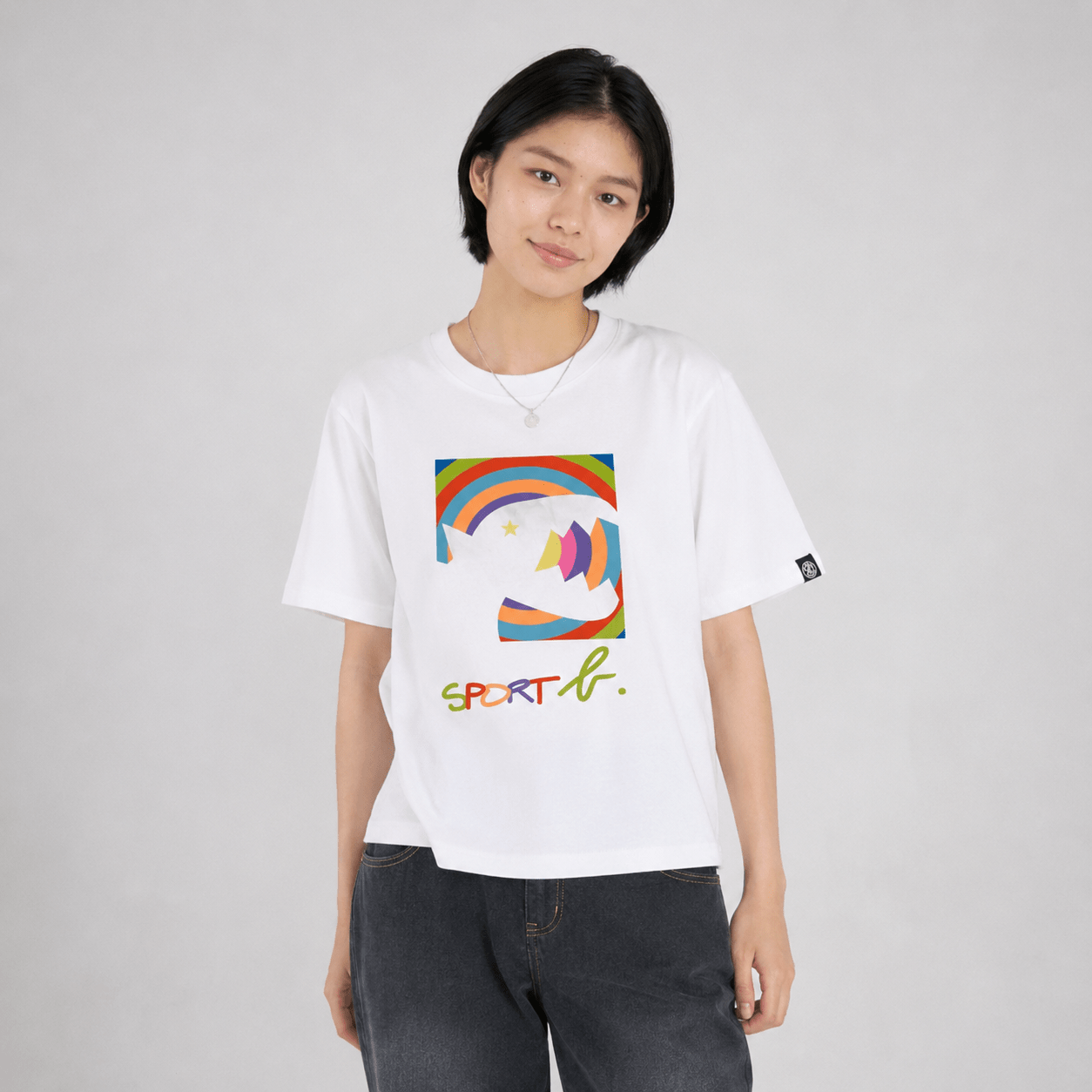 Agnesb 彩虹 Dino 印花 Tee(團購) - jbh852