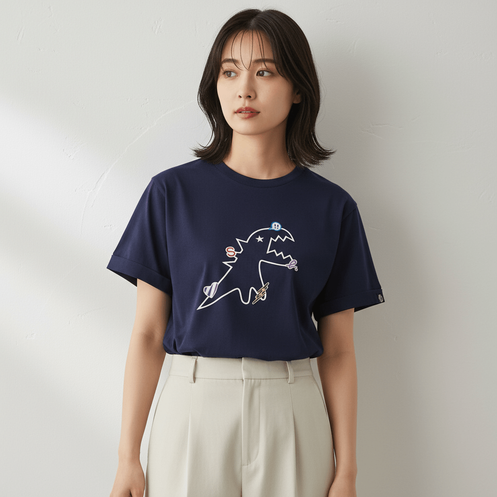Agnesb 早春Dino印花短袖Tee(團購) - jbh852