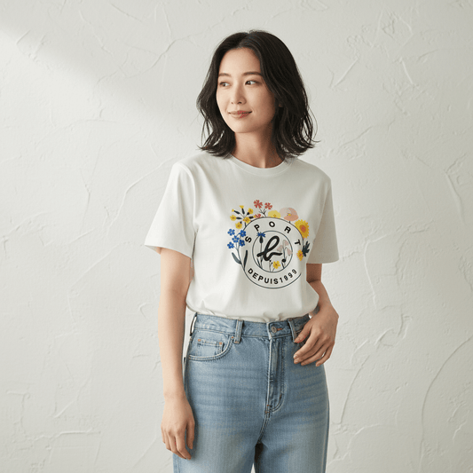 Agnesb Sport 小花園Tee(團購)(買一送一) - jbh852