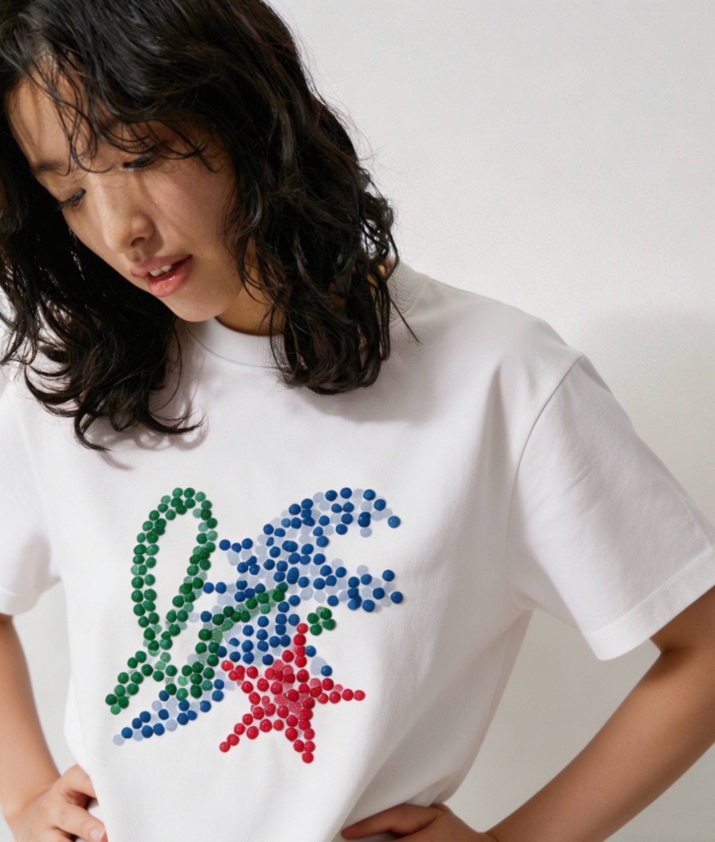 AgnesB恐龍Dino點陣印花tee(團購) - jbh852