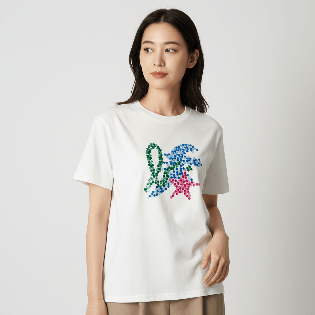 AgnesB恐龍Dino點陣印花tee(團購) - jbh852