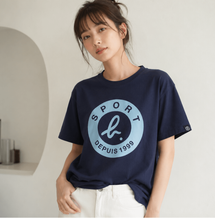 Agnesb經典圓框Logo Tee(團購) - jbh852