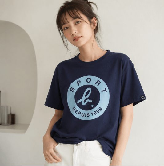 Agnesb經典圓框Logo Tee(團購) - jbh852
