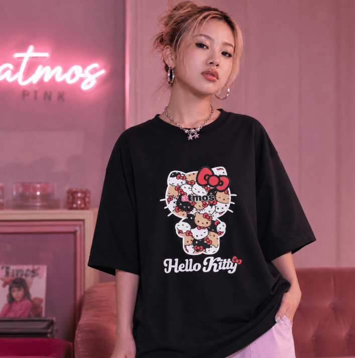 atmos pink x Kitty印花Tee(團購) - jbh852