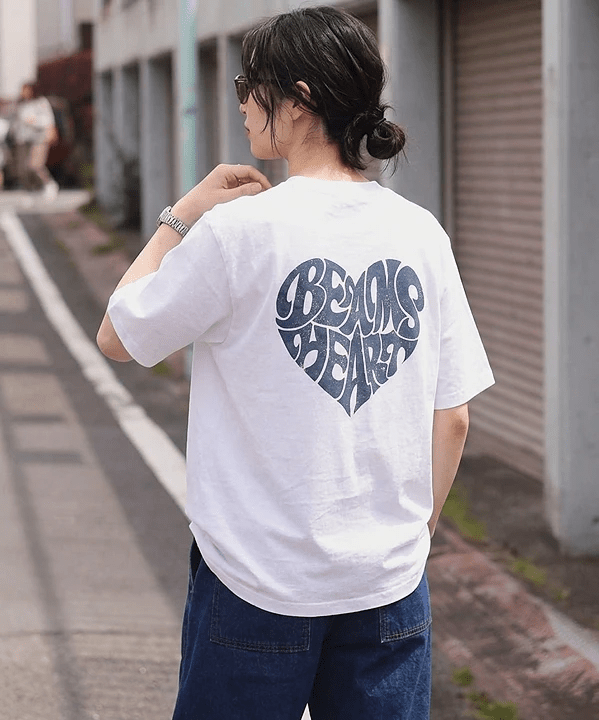 Beams Heart前後印花Tee(團購) - jbh852