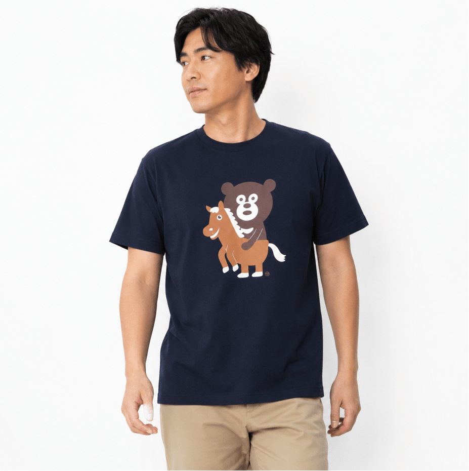 BEAMS x The Wonderful design黑熊騎馬Tee(團購) - jbh852