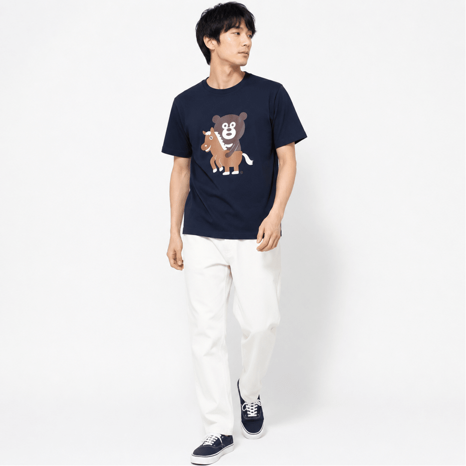 BEAMS x The Wonderful design黑熊騎馬Tee(團購) - jbh852