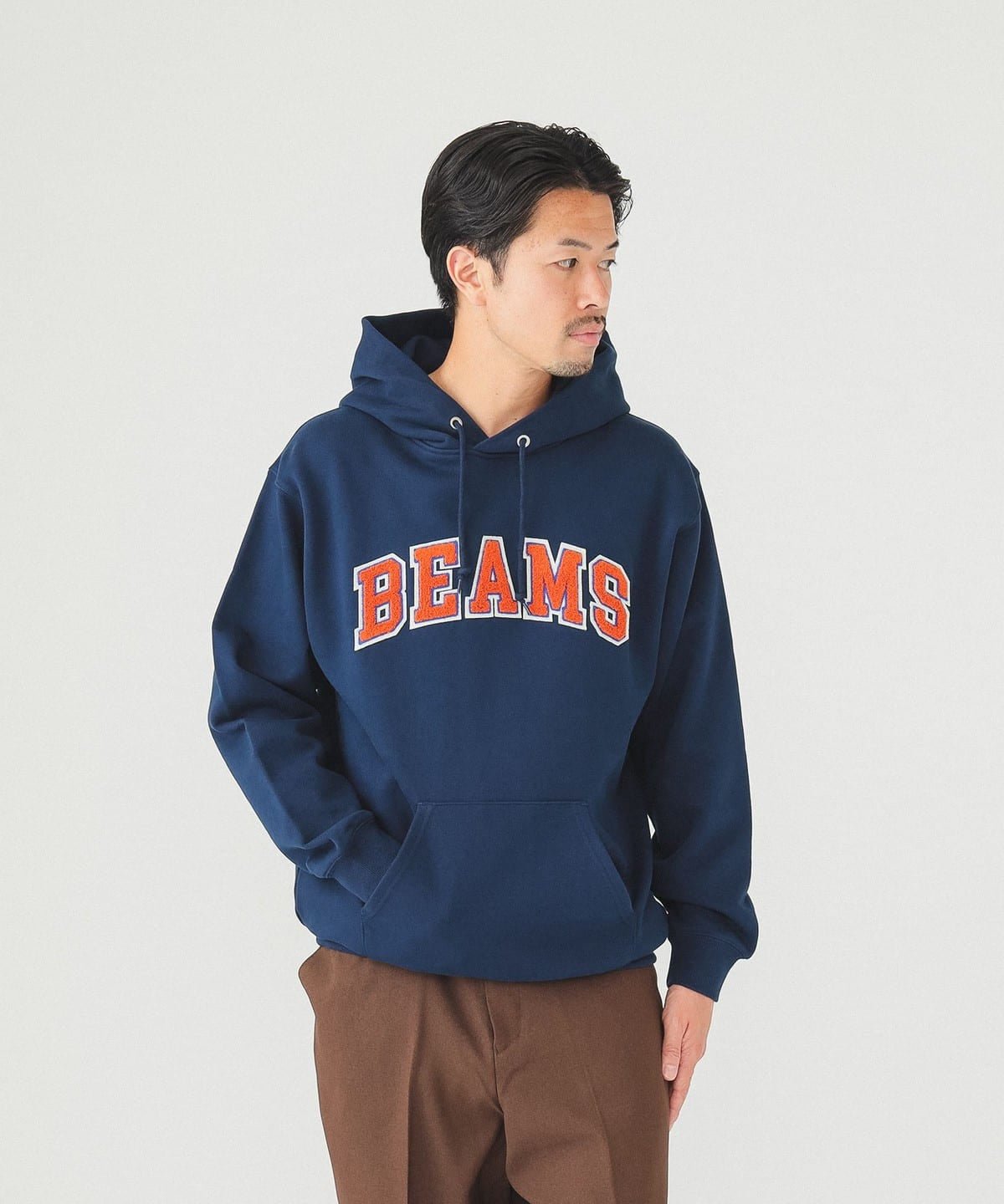 Beams毛巾繡字Hoodies(團購) - jbh852