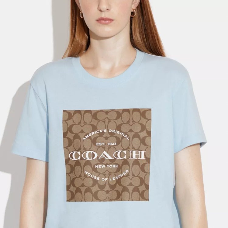 Coach 四方格經典Logo T - shirt(團購) - jbh852