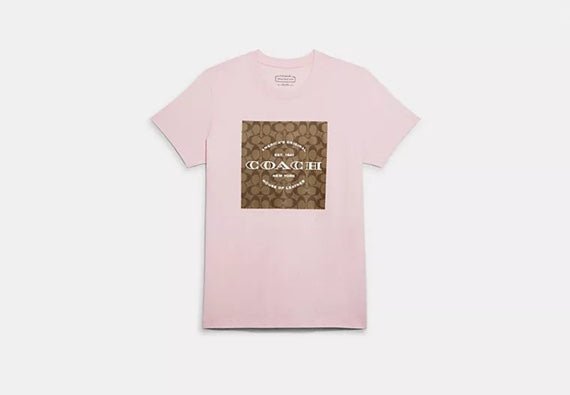 Coach 四方格經典Logo T - shirt(團購) - jbh852