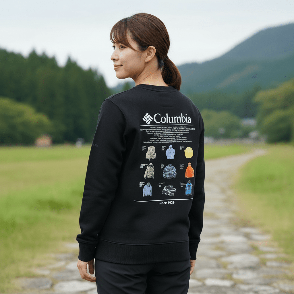 Columbia前後印花長袖衛衣(團購) - jbh852