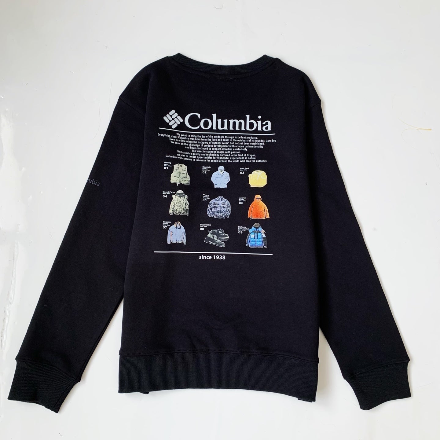 Columbia前後印花長袖衛衣(團購) - jbh852