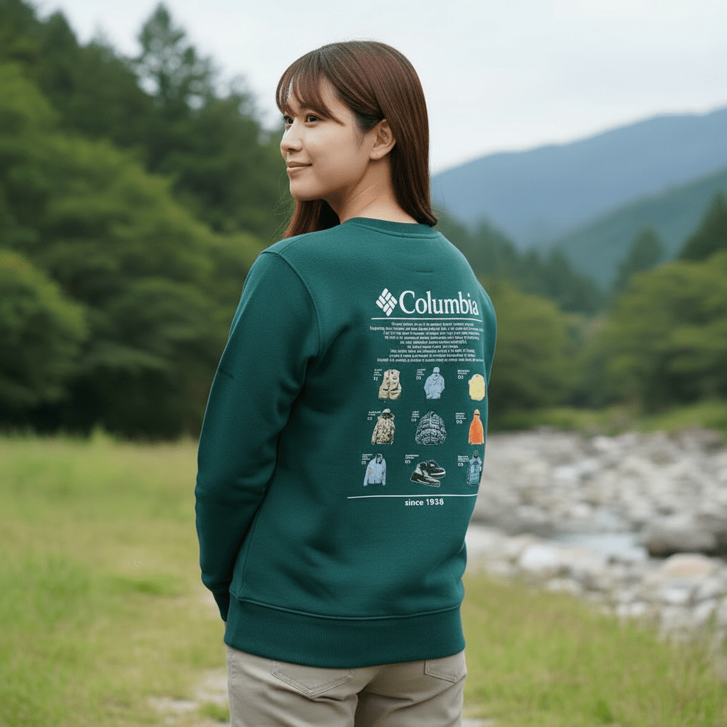 Columbia前後印花長袖衛衣(團購) - jbh852