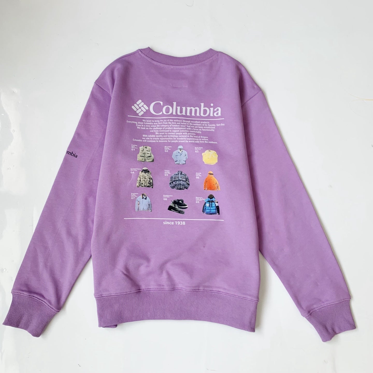 Columbia前後印花長袖衛衣(團購) - jbh852