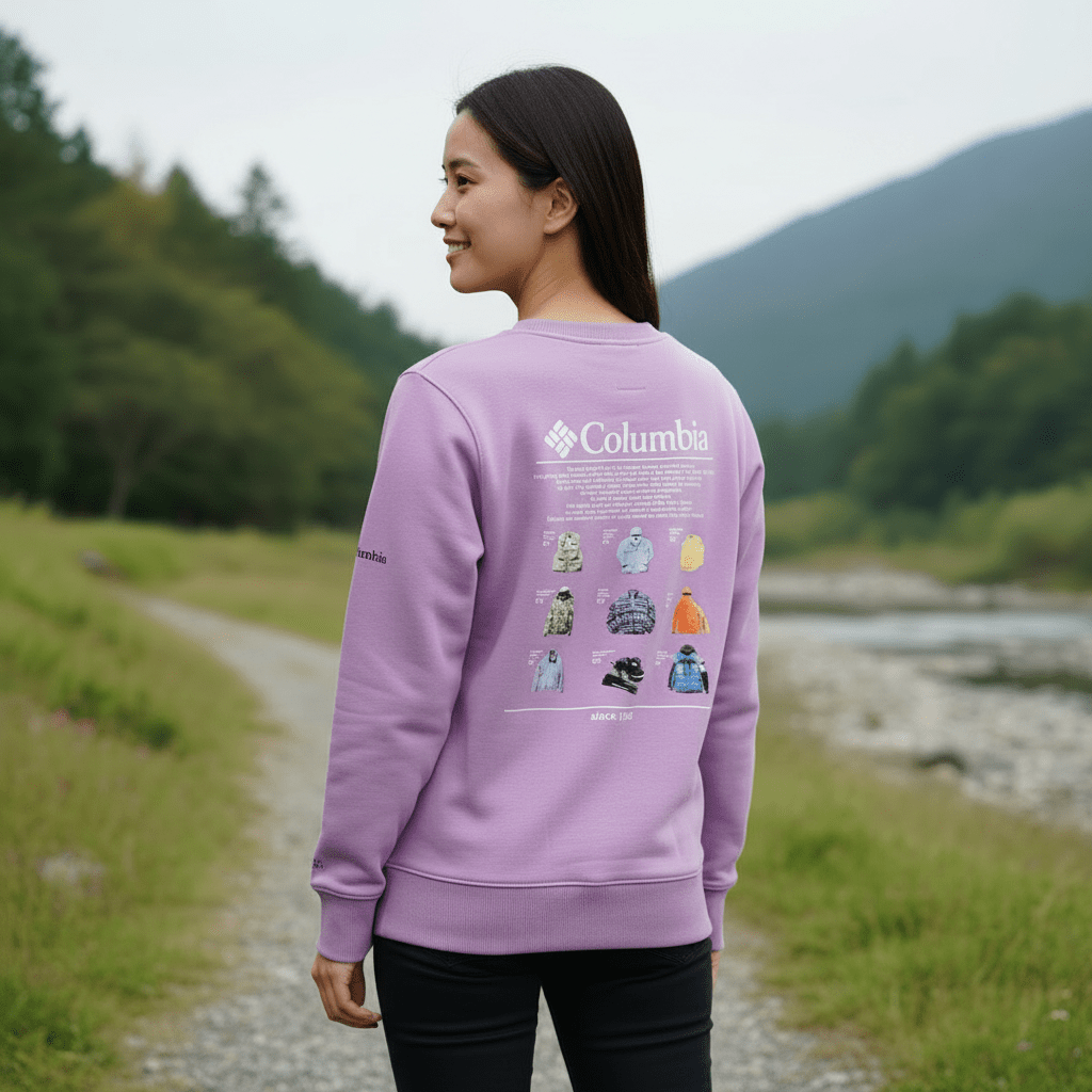 Columbia前後印花長袖衛衣(團購) - jbh852