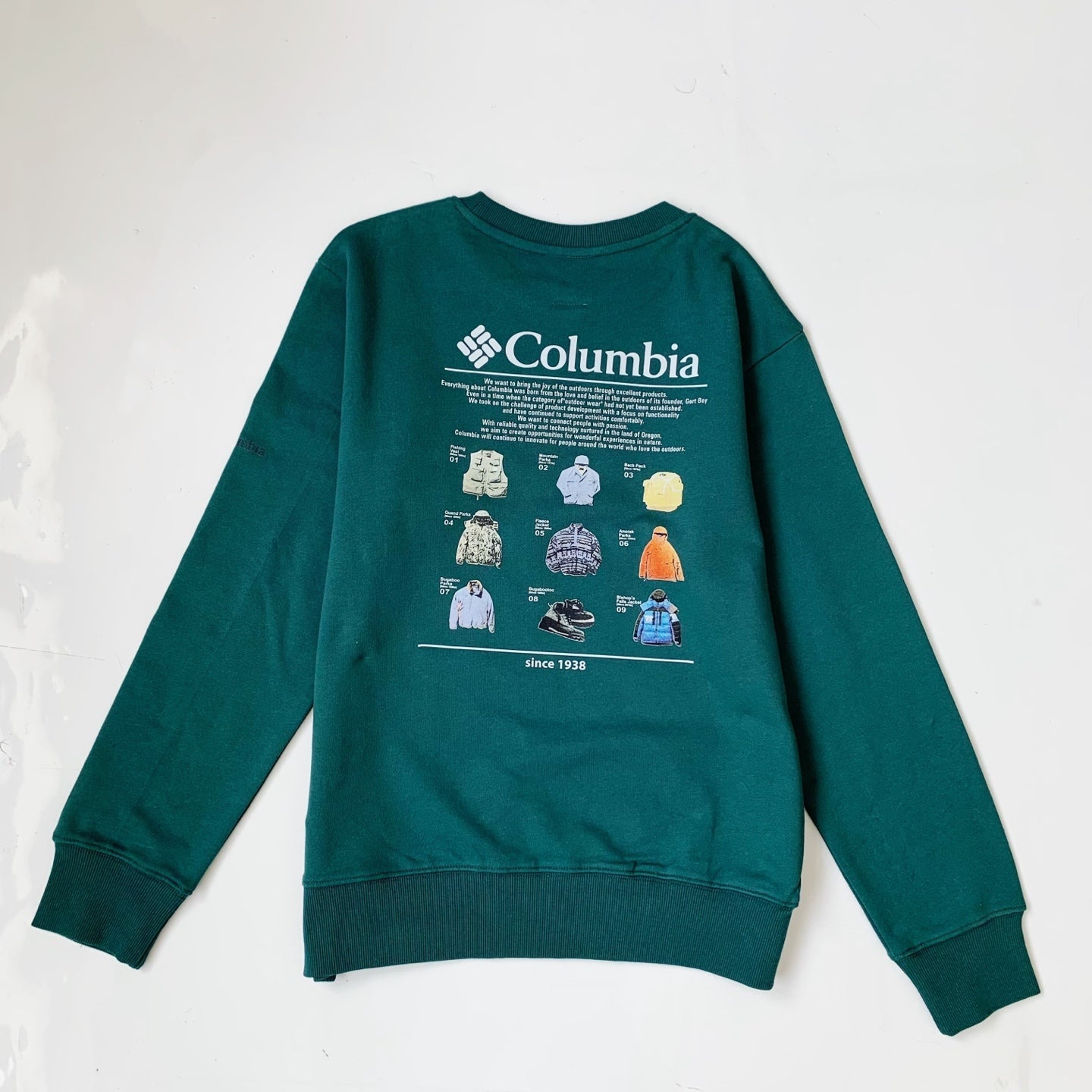 Columbia前後印花長袖衛衣(團購) - jbh852