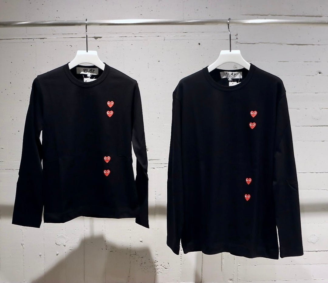 Comme des Garçons CDG 川久保玲4心心長袖衫(團購) - jbh852