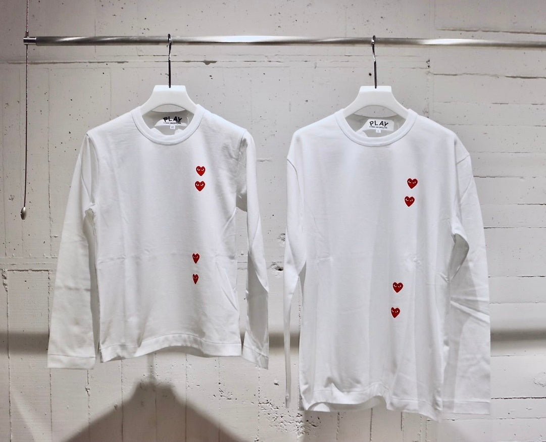 Comme des Garçons CDG 川久保玲4心心長袖衫(團購) - jbh852