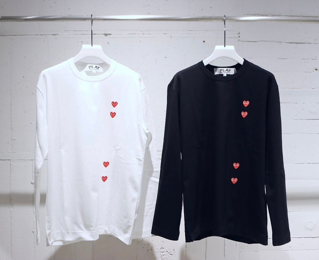 Comme des Garçons CDG 川久保玲4心心長袖衫(團購) - jbh852