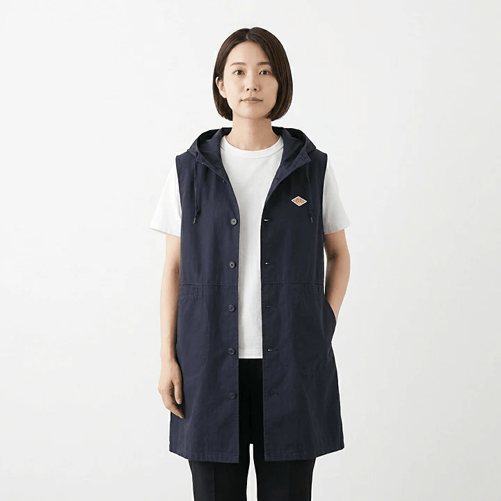 Danton長款無袖連帽外套(團購) - jbh852