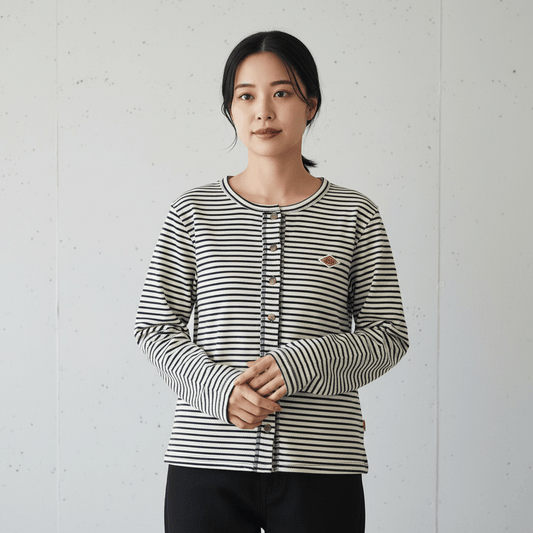 Danton橫間圓領外套(團購) - jbh852