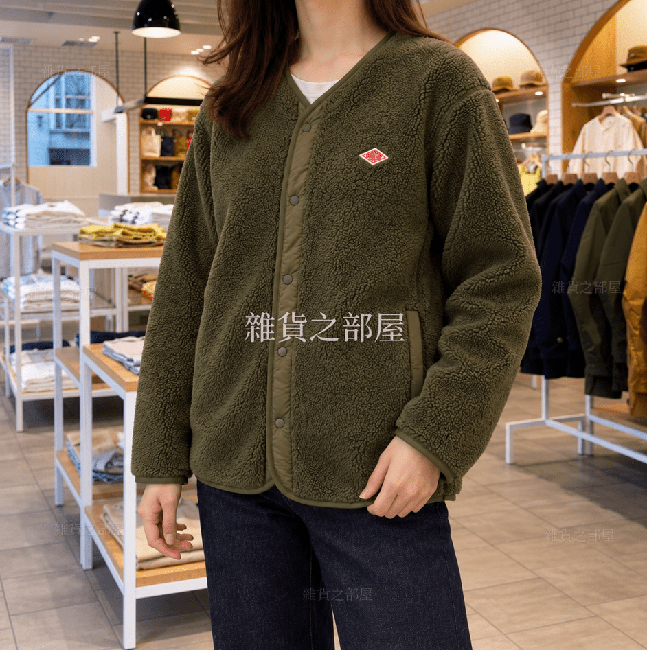 DANTON粒絨鈕扣外套(團購) - jbh852