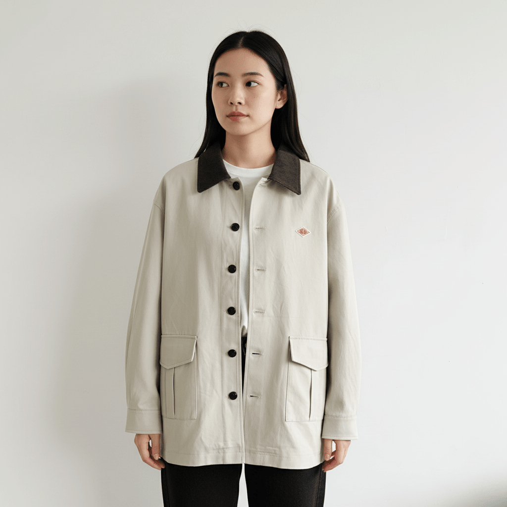 Danton絨領中長款外套(團購) - jbh852