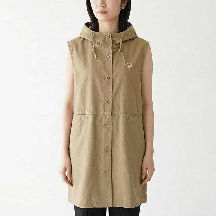 Danton長款無袖連帽外套(團購) - jbh852